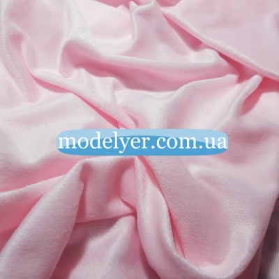 Ткань мех вельбо (розовый)